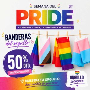 Promoción banderas del Orgullo